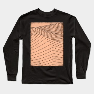 peach fuzz blues Long Sleeve T-Shirt